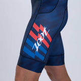 MEN TRI SLEEVELESS FZ RACESUIT - COTE D'AZUR