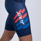 MEN TRI SLEEVELESS FZ RACESUIT - COTE D'AZUR