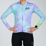 WOMEN'S LTD CYCLE SUN STOP LS JERSEY - ELECTRIC