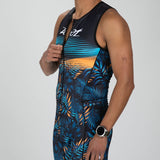 MEN'S LTD TRI AERO SLVS FZ RACESUIT - CLUB ALOHA