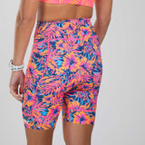 WOMEN'S LTD CYCLE HIGH WAIST SHORT - CLUB ALOHA