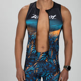 MEN'S LTD TRI AERO SLVS FZ RACESUIT - CLUB ALOHA