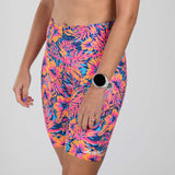 WOMEN'S LTD CYCLE HIGH WAIST SHORT - CLUB ALOHA