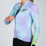 WOMEN'S LTD CYCLE SUN STOP LS JERSEY - ELECTRIC