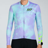 WOMEN'S LTD CYCLE SUN STOP LS JERSEY - ELECTRIC