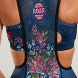 WOMEN CUSTOM CYCLE BIB (ROAR COLLECTION) - BLUE ROAR