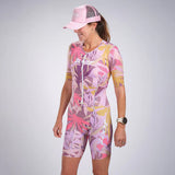 WOMEN LTD TRI AERO FZ RACESUIT - HILO